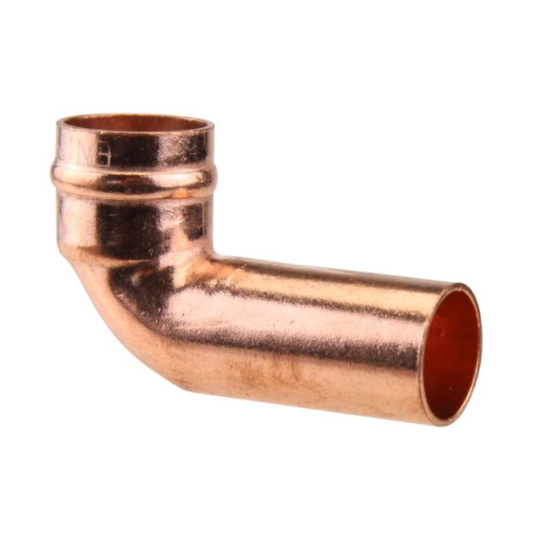 22mm Copper Merriway BH05934 End Feed Fitting 45 Degree Street Elbow