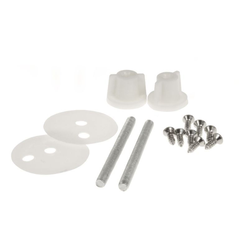 Chrome Plated 'L' Shaped Toilet Seat Hinges Bathroom Accessories TYDE